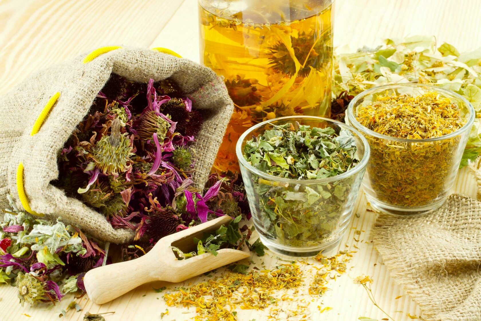 Preparación de infusión caliente